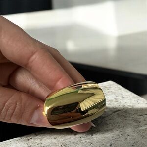 Chunky Gold Dome Statement Ring